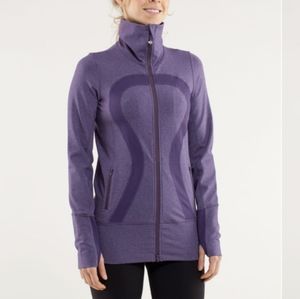 Lululemon Purple In Stride Define Jacket Pockets Full Zip Size 2